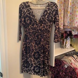 DVF faux wrap floral dress!